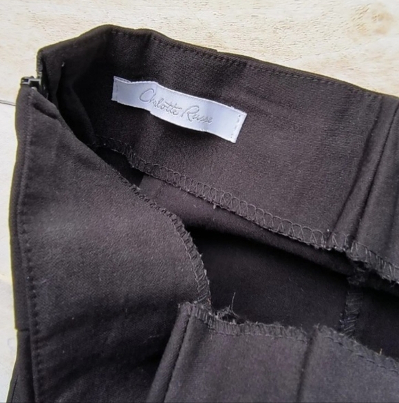 Juniors Charlotte Russe Ruffle Pencil Stretch Skirt Black Size Small - Picture 5 of 5